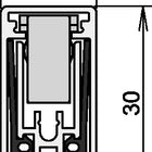 ATHMER uszczelka do drzwi Schall-Ex(R) L-15/30 WS 1-880 1-stronna długość 708 mm ( 3327023200 )