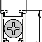 Guarnizione per porta ATHMER a doppia guarnizione(R) M-12/35 1-392 su 1 lato Lunghezza 1083 mm ( 3327023067 )
