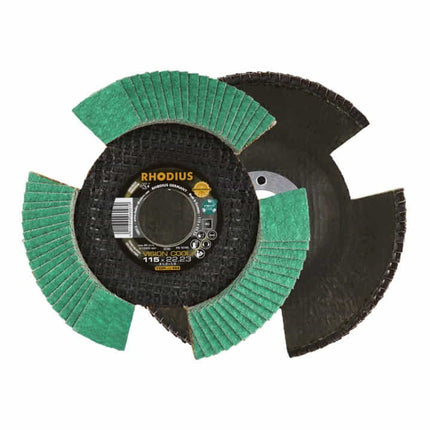 RHODIUS flap disc VISION COOL Ø 125 mm grain size 60 conical ( 4000841721 )