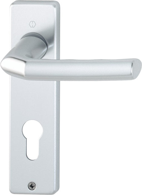 HOPPE Kurzschildgarnitur Birmingham 1117/202KP Aluminium F1 ( 3000252945 )