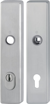 HOPPE Paire de plaques longues E2222ZA/2210 mat F69 ( 3000209809 )