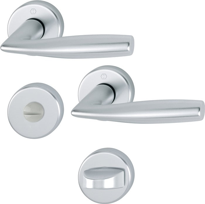 HOPPE Set di rosette Vitória 1515/42KV/42KVS Alluminio F1 ( 3000252253 )