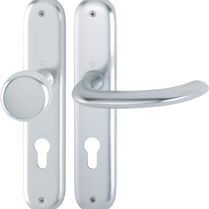 HOPPE Langschildgarnitur Marseille 53/273P/1138 Aluminium F1 ( 3000252629 )