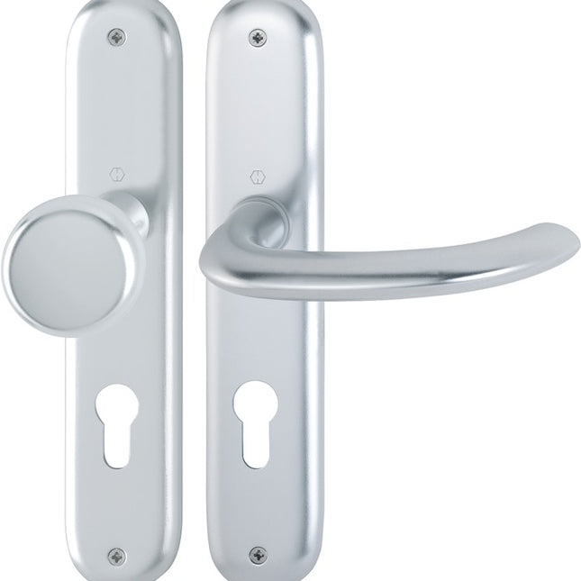 Juego de placas largas HOPPE Marsella 53/273P/1138 Aluminio F1 ( 3000252629 )