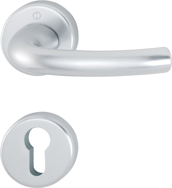 HOPPE Juego de escudos Tôkyô 1710 / 42KV / 42KVS Aluminio F1 ( 3000252592 )