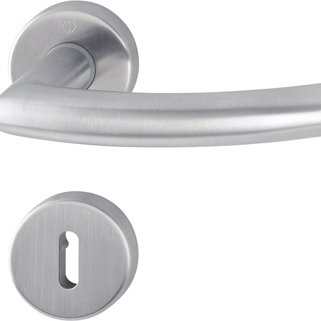 HOPPE Juego de escudos Trondheim E1430Z/42KV/42KVS Acero inoxidable F69 ( 3000252615 )