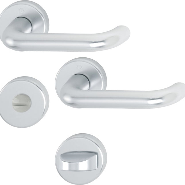 HOPPE Escutcheon set Paris 138L/42KV/42KVS Aluminium F1 ( 3000203810 )