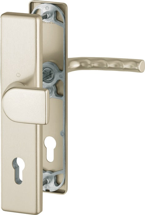 HOPPE Birmingham security set 78G/2221A/2440/1117 aluminium F2 ( 3000220077 )