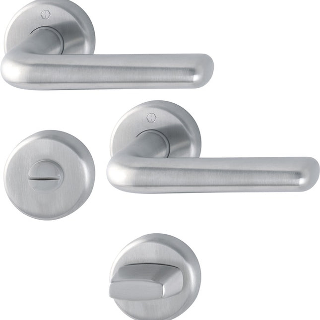 HOPPE Rosettengarnitur Helsingborg E1730Z/17KV/17KVS Edelstahl F69 ( 3000252053 )