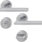 HOPPE Set di rosette Stockholm E1140Z/42KV/42KVS Acciaio inox F69 ( 3000252132 )