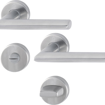 HOPPE Set di rosette Stockholm E1140Z/42KV/42KVS Acciaio inox F69 ( 3000252132 )