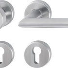 HOPPE Zestaw rozet Stockholm E58/42KV/42KVS/1140Z Stal nierdzewna F69 ( 3000252354 )