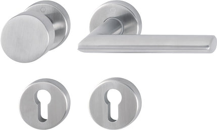 HOPPE Zestaw rozet Stockholm E58/42KV/42KVS/1140Z Stal nierdzewna F69 ( 3000252354 )