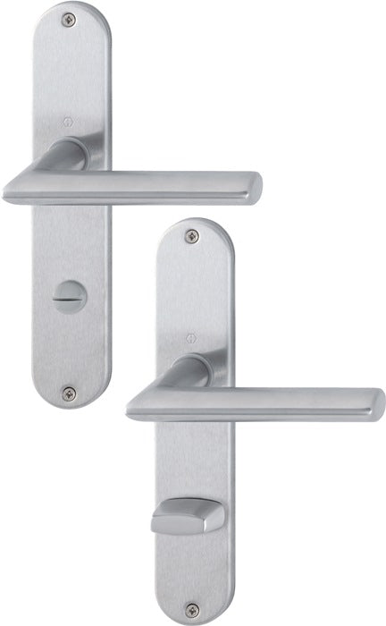 HOPPE long escutcheon set Stockholm E1140Z/302 stainless steel F69 ( 3000252145 )