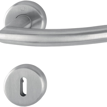 HOPPE Rosettengarnitur Narvik E1430ZP/17KV/17KVS Edelstahl F69 ( 3000252275 )