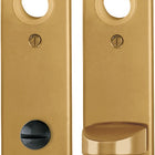 HOPPE coppia piastra posteriore corta 202KP alluminio F4 ( 3000252027 )