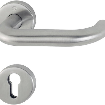 HOPPE Garniture à rosette Paris E138/42H/42HKVS Acier inoxydable F69 ( 3000203101 )