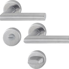 HOPPE Juego de escudos Amsterdam E1400Z/42KV/42KVS Acero inoxidable F69 ( 3000203002 )