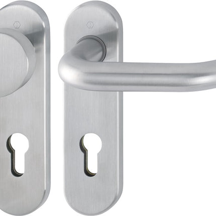 HOPPE short escutcheon set Paris E58/353K/138Z stainless steel F69 ( 3000203015 )
