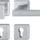 HOPPE Rosettengarnitur Dallas E43L/52KV/52KVS/1643Z Edelstahl F69 ( 3000220027 )