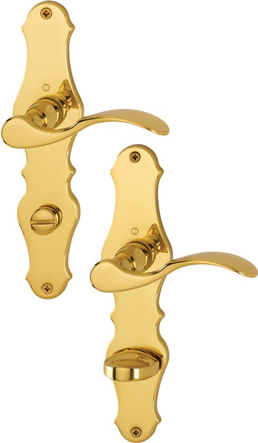 HOPPE long escutcheon set Weimar M112SLN/2007 brass F71 ( 3000253092 )