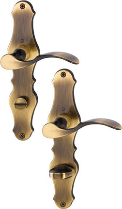 HOPPE long escutcheon set Weimar M112SLN/2007 brass F73 ( 3000253095 )