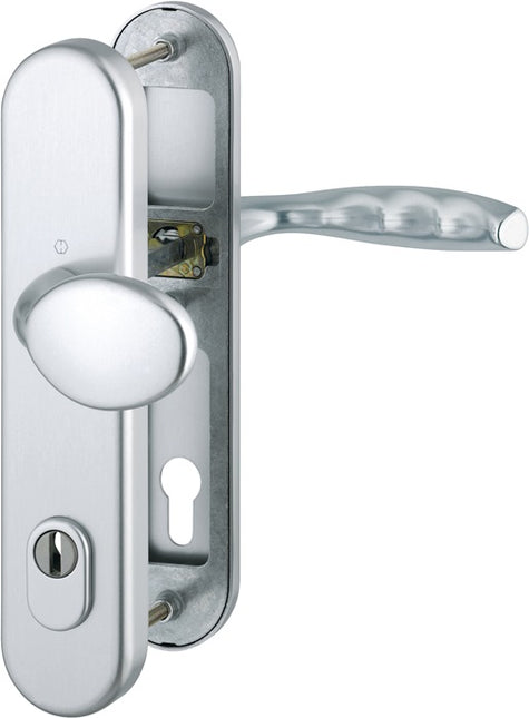 HOPPE Schutzgarnitur New York 76G/3332ZA/3410/1810H Aluminium F1 ( 3000203570 )