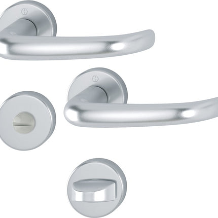 HOPPE Set di rosette San Francisco 1301/42KV/42KVS Alluminio F1 ( 3000202002 )