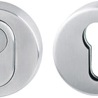 HOPPE Paire de rosaces de protection E42ZNSB-ZA/42HS acier inoxydable F69 ( 3000220127 )