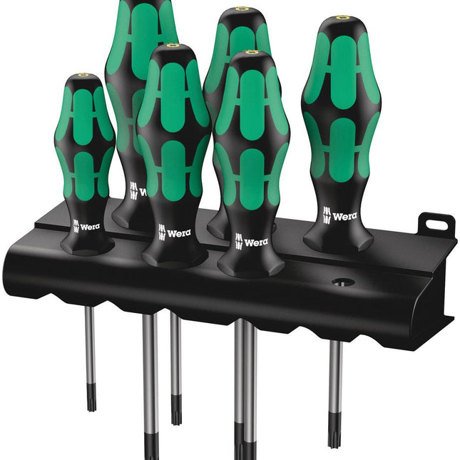 WERA Schraubendrehersatz 367/6 TORX BO 6-teilig TORX® mit Bohrung ( 4000827755 )