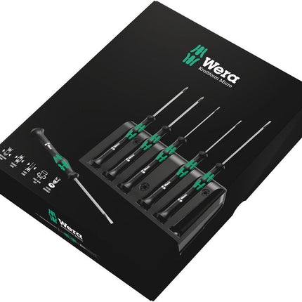 WERA Feinmechanikerschraubendrehersatz 2035/6 A 6 teilig ( 4000829755 )