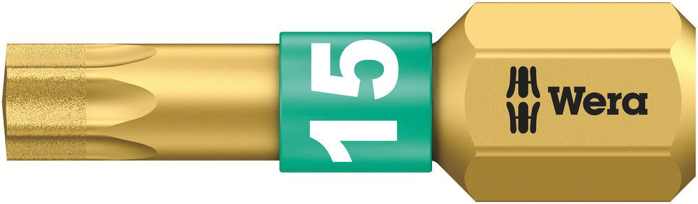WERA Bit 867/1 BDC 1/4 ″ T 15 Longitud 25 mm ( 4000829585 )