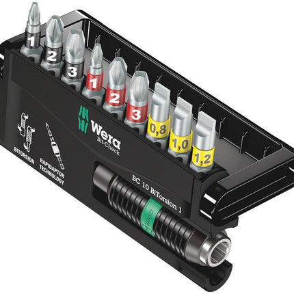 WERA Bit-Check 10 BiTorsion 1 10-częściowy zestaw bitów ( 4000829670 )