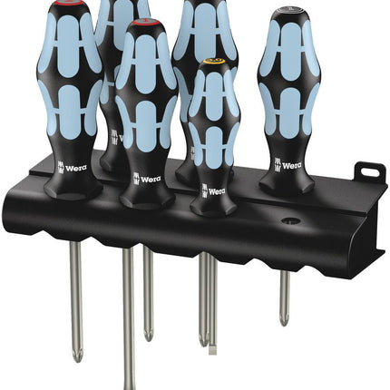 WERA Jeu de tournevis en acier inoxydable 2224/3350/3355/6 6 pièces fente/PH/PZD ( 4000828284 )