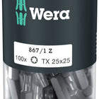 WERA Bitgroßpackung 867/1 Z 1/4 ″ T 25 Länge 25 mm ( 4000822273 )