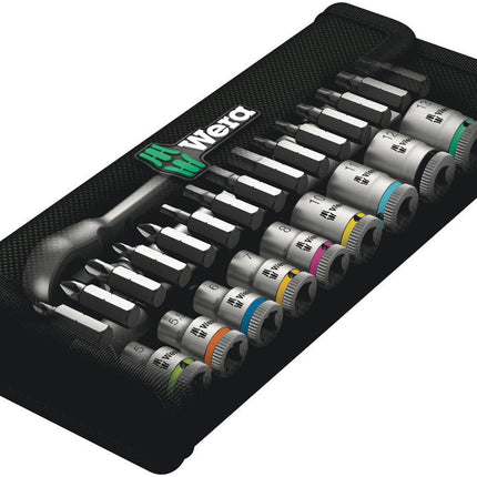 Set di chiavi a bussola WERA 8100 SA 8 Zyklop 28 pezzi 1/4 ″ ( 4000821659 )