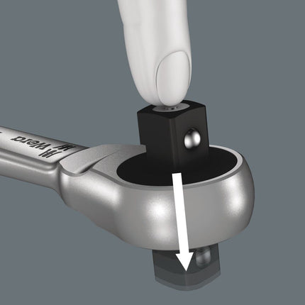 WERA Jeu de clés à douille 8100 SA 7 Zyklop 28 pièces 1/4 po. ( 4000821653 )