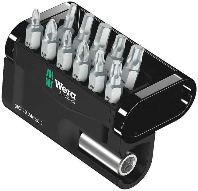 WERA Bit-Check 12 Metal 1 Set di punte da 12 pezzi ( 4000829036 )