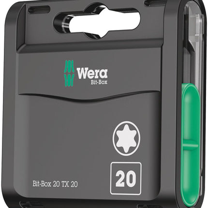 WERA confezione grande di punte 1/4 ″ T 20 Lunghezza 25 mm ( 4000829008 )