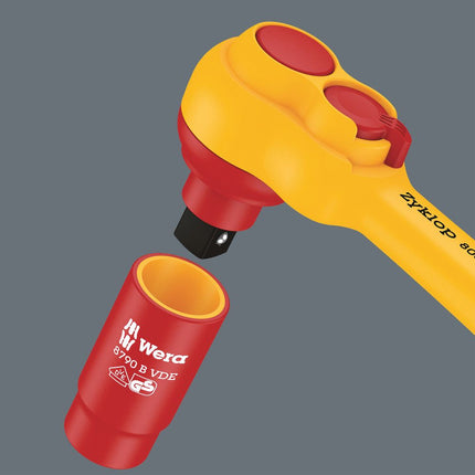 Set di chiavi a bussola WERA 8100 SB VDE 1 Cyclops 17 pezzi 3/8 ″ ( 4000828008 )