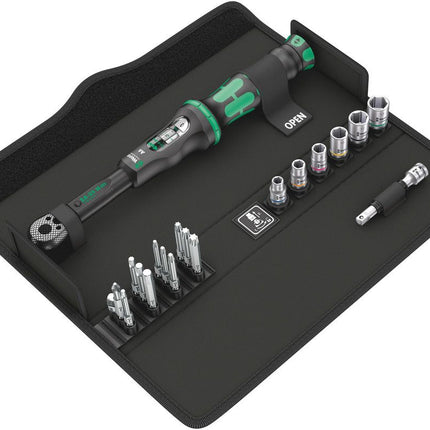 WERA Drehmomentschlüsselset Click-Torque A 6 Set 1 20-teilig 2,5 - 25 Nm 1/4 ″ ( 4000821935 )