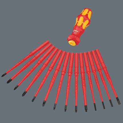 WERA Jeu de tournevis KK Turbo i 1 16 pièces ( 4000828024 )