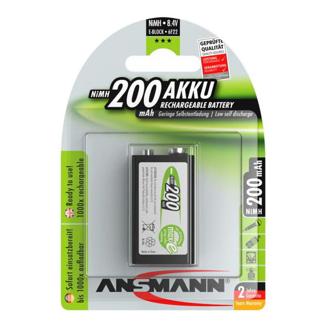 ANSMANN cella ricaricabile maxE 8,4 V 200 mAh ( 4000876121 )