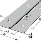Cerniera ad asta PG Larghezza cerniera aperta 32 mm Spessore materiale 0,7 mm ( 3000272008 )