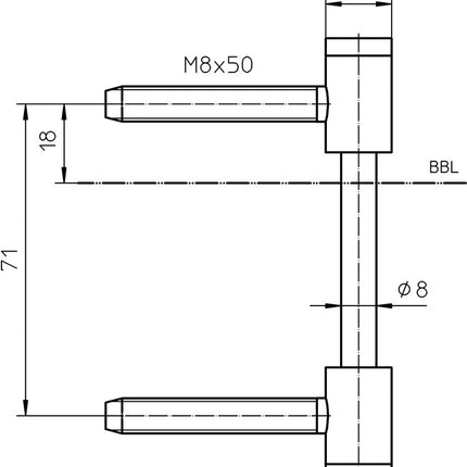 SIMONSWERK Flügelteil V 0026 WF 3-teilig ( 3000255755 )