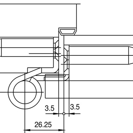 SIMONSWERK Objektband VARIANT VN 1939/160 Edelstahl matt gebürstet 160 kg ( 3000255492 )