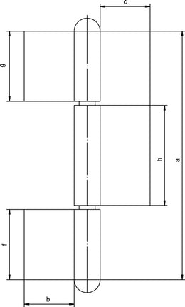 SIMONSWERK Konstruktionsband KO 8 Bandlänge 260 mm Lappenbreite 50 mm ( 3000255522 )