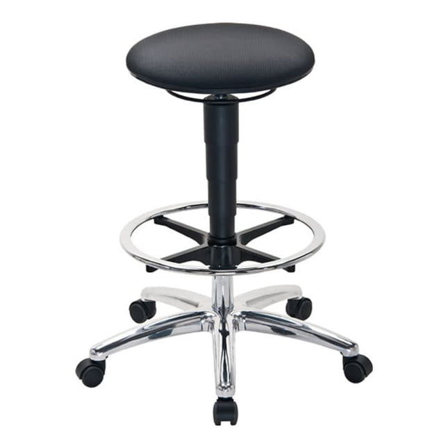 BIMOS swivel stool seat-stop castors + foot ring ( 9000454144 )