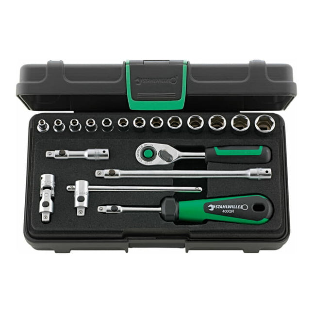 Set di chiavi a bussola STAHLWILLE 40/13/6QR 19 pezzi 1/4 ″ ( 4000826280 )