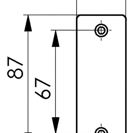 Maniglia a leva AMF rosa 498 metallo chiaro F1 / argento ( 3311121007 )